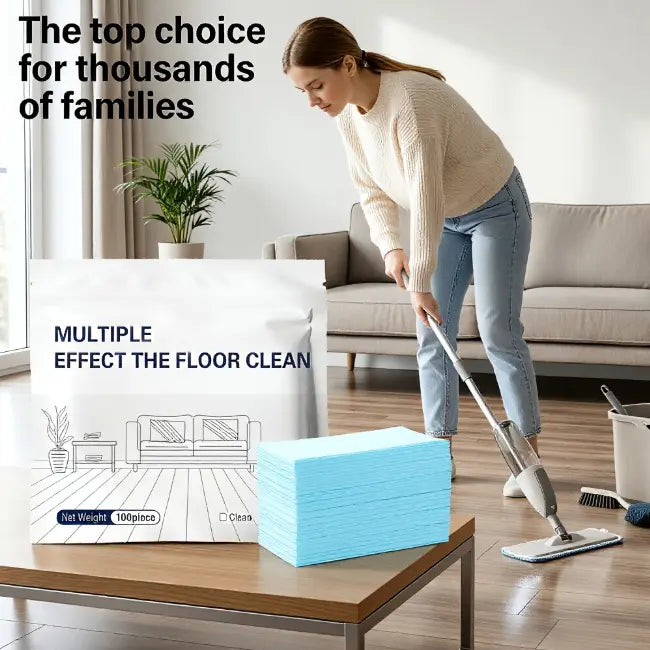 Floor Cleaning Tablets 100 Pack Multi Surface Cleaner Hardwood Laminate Tile RV Walls