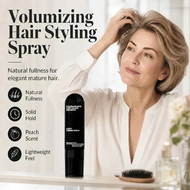 Last Day-Buy 1 Get 1 Free⏰Peach-Scented Volumizing & Setting Spray – Lightweight, Bouncy Hair & Long-Lasting Hold ✨