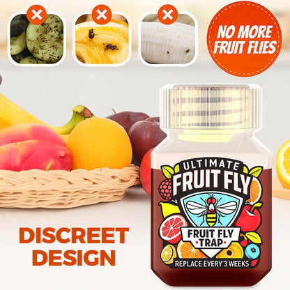 🍎 Fruit Fly Trap Attractant – Easy Indoor Lure for Kitchens & Dining Areas